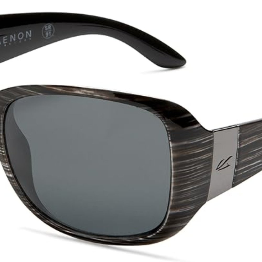 Kaenon Leila Black Opal Oversized Polarized Sunglasses Italy